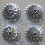 Billet turbocharger compressor wheel