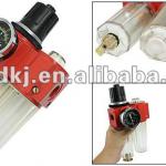 G1/2&#39;&#39; Ports Pneumatic Air Source Treatment Regulator Unit w Pressure Gauge 399-15