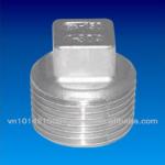Stainless Steel Plug - Square Head Male Threaded