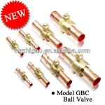 Refrigeration spare part copper ball valve