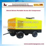 Diesel Driven Portable Screw Air Compressor for quarry