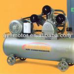 Slient and oil free air piston belt compressor