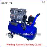 electric piston oil free air compressor with a tank