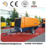 diesel portable screw air compressor with jack hammer