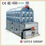 Coal water slurry fired hot water boiler