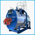 Horizontal atmospheric oil (gas) fired hot water boiler