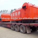 Horizontal coal fired hot water boiler