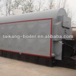 Horizontal automatic chain grate coal fired steam boiler