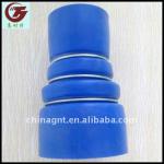 Straight reduction silicone hose with stainless steel ring