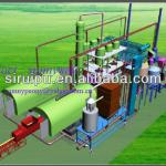 Environmental equipment for plastic waste refining to fuel oil