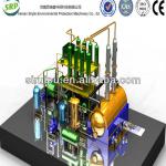 Up-dated Plastic oil recycle to diesel plant/unit by distillation way