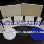 Infrared honeycomb ceramic plaque for gas burner