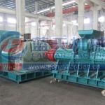 Factory outlet coal extruder with automatic cutting system