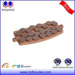 long life semi metal sintered organic pads