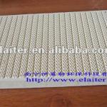 Infrared honeycomb ceramic plaque for gas burner