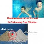 filtration aid for swimming pool filtration diatomite filter media