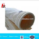 Needle punched nonwoven fiberglass dust collector filter bag