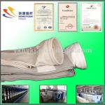 ptfe coated woven fiber glass fabric filter bag for cement