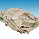 graphite or silicon treatment fiberglass woven filter bag
