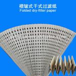 paint booth paper filter /pleated paper filter (manufacturers)