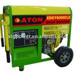 ATON 4.5/5.0kw 9HP engine XD186F air cool open type, Diesel Generator
