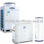 High performance central air conditioning system with multi- functions
