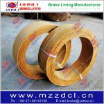 Non asbestos woven resin brake lining roll