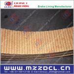 friction pads, Non Asbestos Woven Resin Brake Lining, brake lining for winch