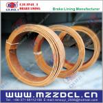 friction pads, Non Asbestos Woven Resin Brake Lining, brake lining for winch