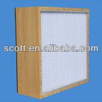 high efficiency deep pleat ULPA box type air filter for HAVC system