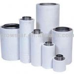 Active hydroponic air carbon filter