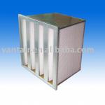 gas turbine V bank air filter