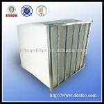 Non woven seamless pocket filter for ventilation system