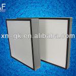 Mini-pleat HAVC hepa filter for clean room