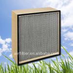 Deep pleated HEPA air box filter