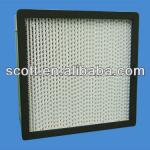 HEPA box type air filter for HAVC system