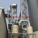 Dust handling system for grain silo project-