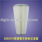 Washable powder collect filter cartridge