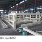 Automatic belt vacuum filter for mining slurry