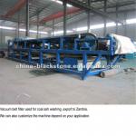 Automatic belt vacuum filter for manganite