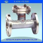 stainless steel T type water treatment filter-
