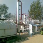 Waste lubricant oil purifying machine with high oil yield and quality