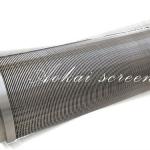 Wedge wire screen-