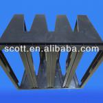 V-cell air filter frame for rigid filters/V-bank ABS plastic frame