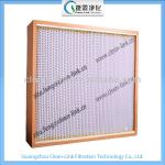 H13 Wood Frame Pleat HEPA Filter