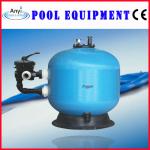Swimming pool side mount sand filter