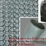 Washing machine filtering material-