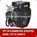 air cooled V-twin cylinder 4 stroke Engine 2V78f 20hp 690cc