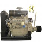 50hp diesel engine with clutch, 4 cylinder water cooled stationary diesel engine
