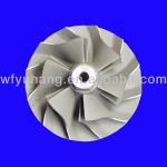 compressor wheel and rotor